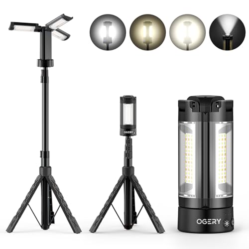 Rechargeable 10000mAh 2200 Lumens Dimmable Camping Light with Stand E37160