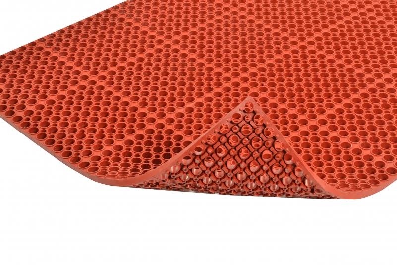Red Drainage Anti-Fatigue Mat O993