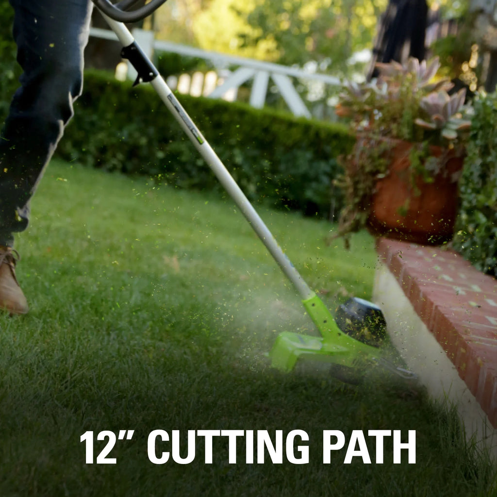 40V 12 String Trimmer with Battery & Charger V997