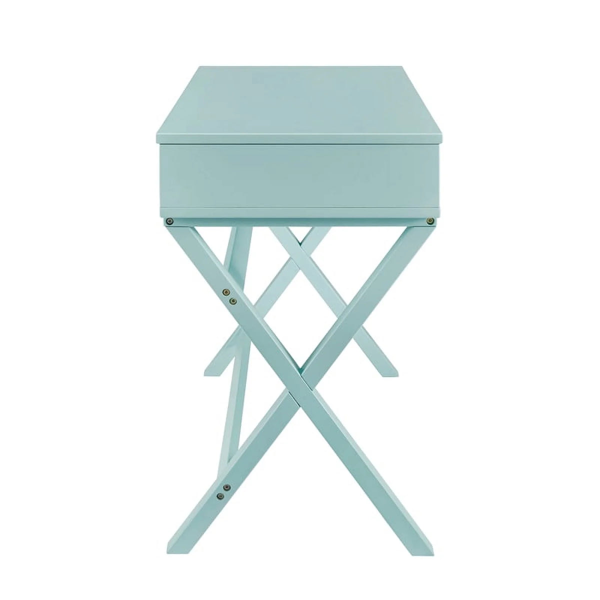 Turquoise Blue Wood Lift Top Desk M78336
