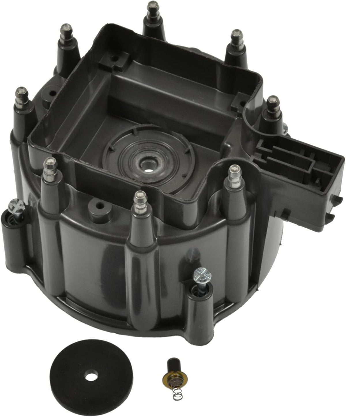 Black Ignition Distributor Cap C9363