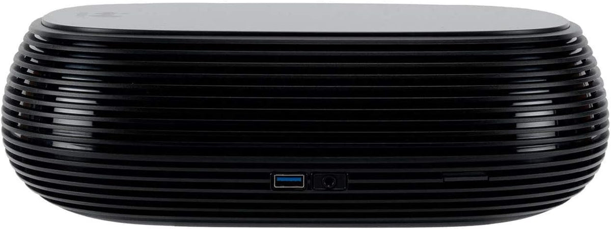 Mini-ITX Tower Case with 200W 80 Plus Gold Power Supply and Tempered Glass Top Panel N79695