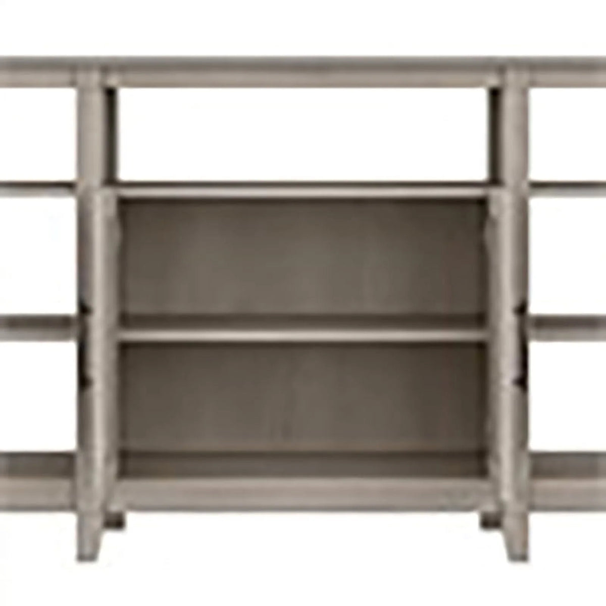 Tall Wood TV Stand with 2 Bookcases C6896