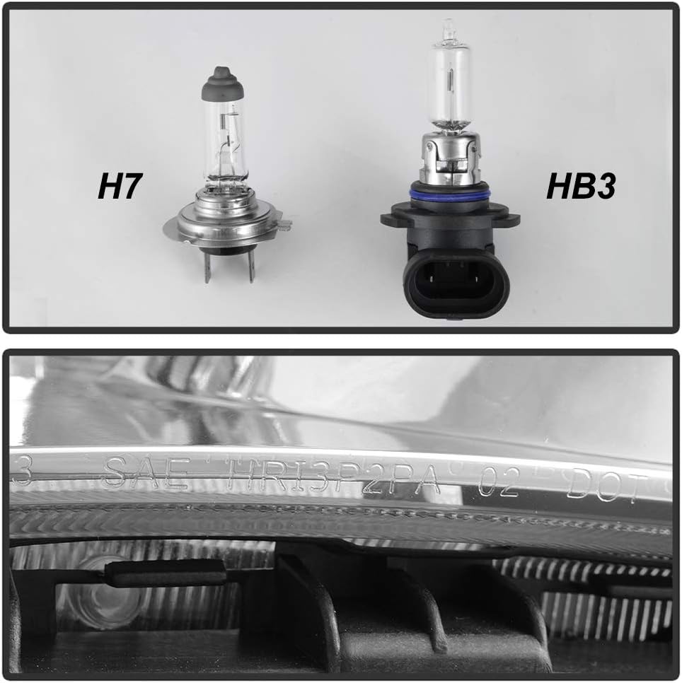 Chrome LED Projector Headlights K476609