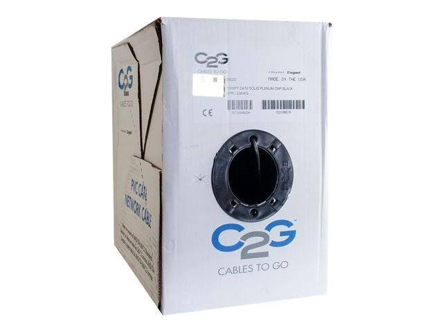 Black Bulk CAT 6 UTP Cable 1000 ft A681301