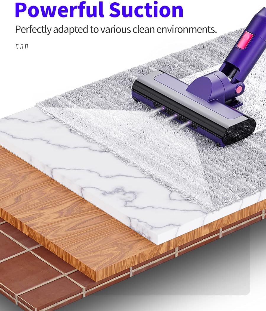 Purple Cordless Stick Vacuum Cleaner P896