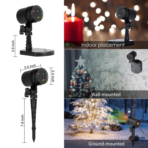 Red and Green Starry Projection Light W2537