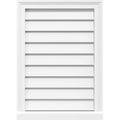 PVC Gable Vent with Brickmould X230746
