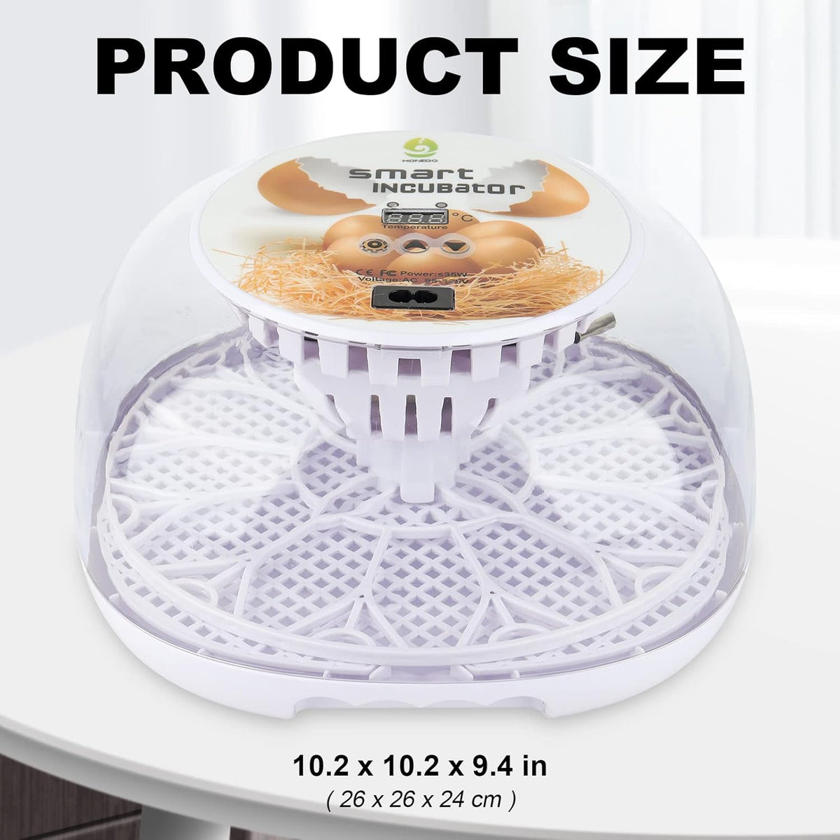 12-24 Egg Incubator with Automatic Egg Turner I75655
