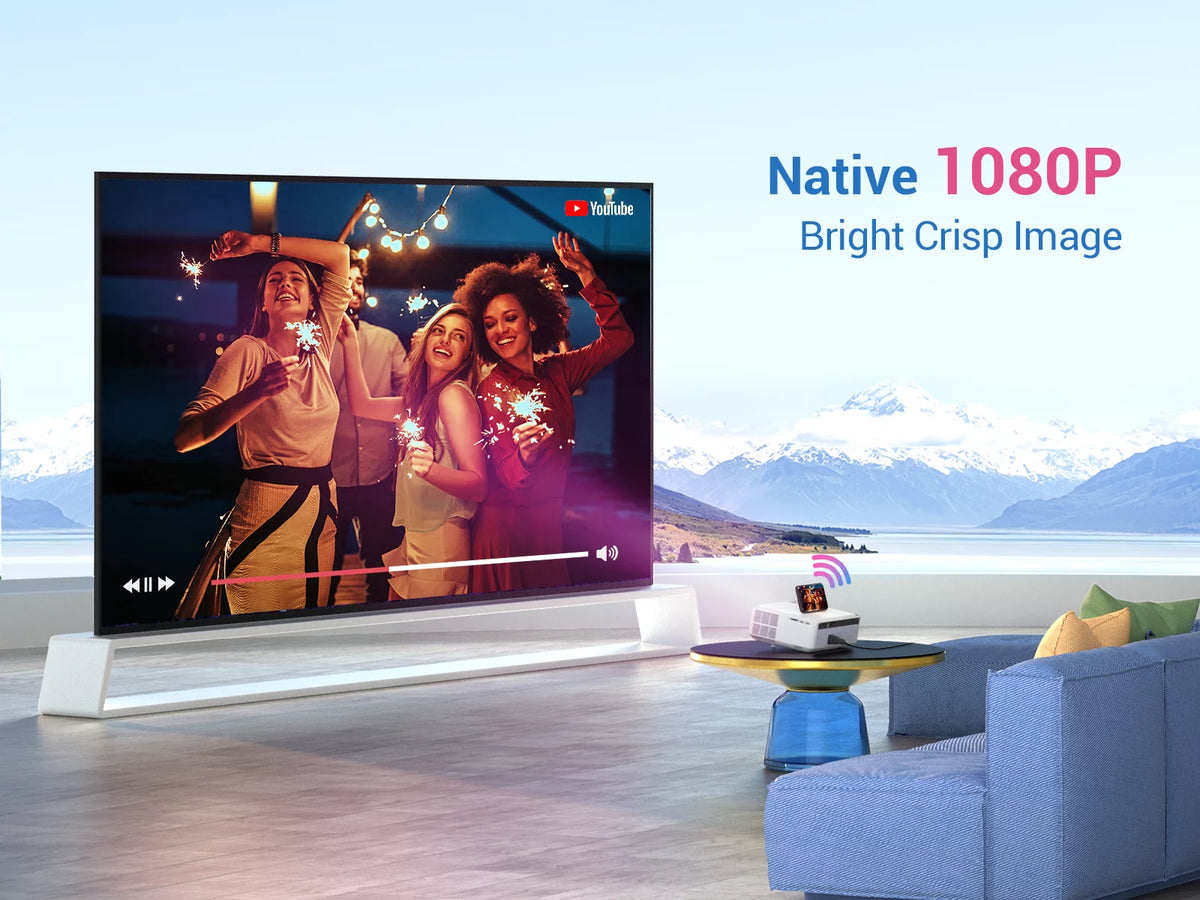 Native 1080P 5G Wifi LCD Projector N234002