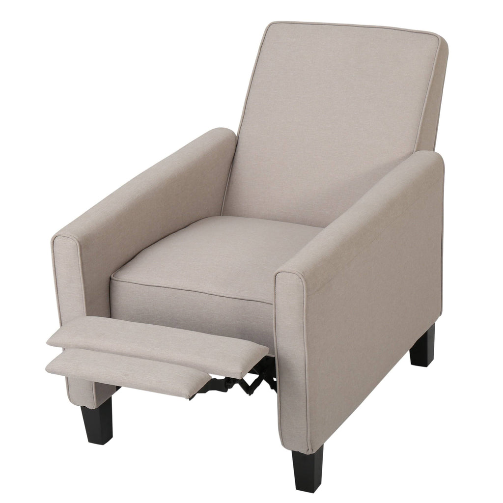 Set of 2 Fabric Recliner Moss Gray L447