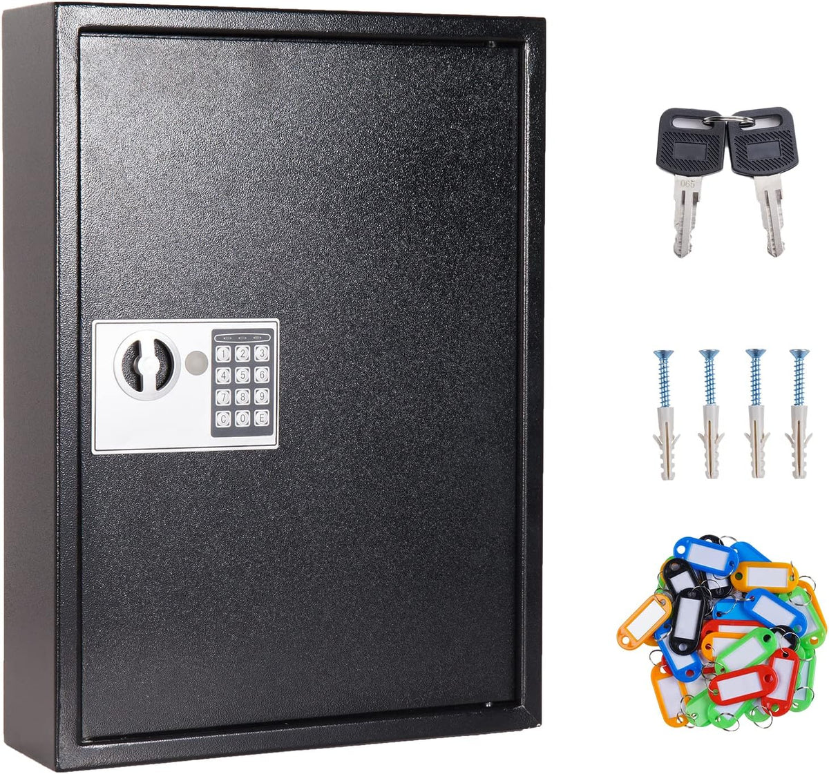 Black Digital Key Cabinet Lock Box with Code B415