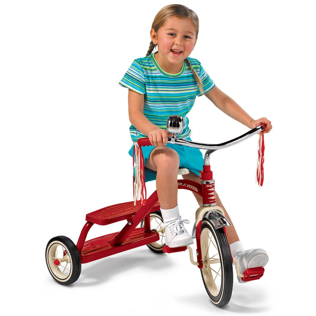 Classic Red Dual Deck Tricycle L203216