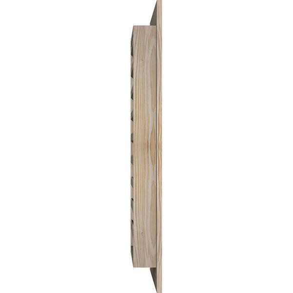 Unfinished Smooth Pine Gable Vent H992287