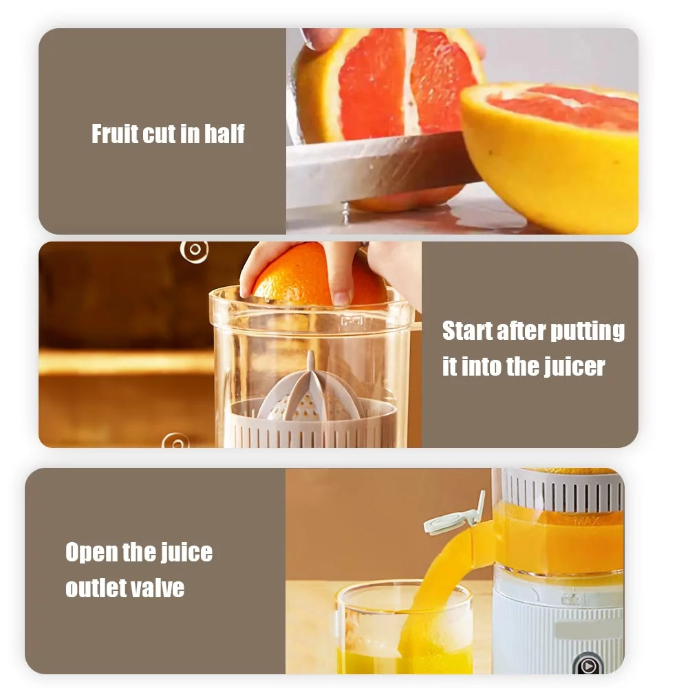Electric Juicer Portable Citrus Squeezer U306798