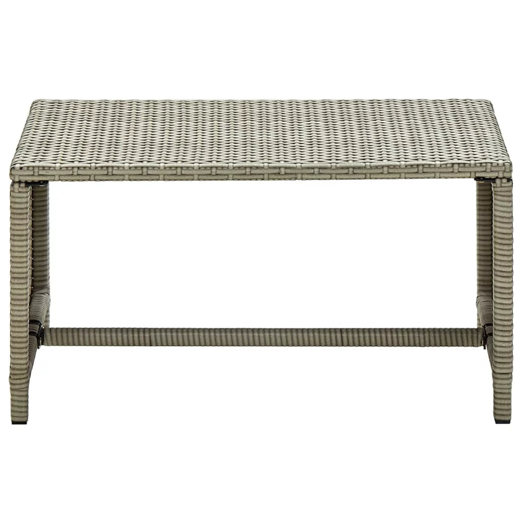 Beige Poly Rattan Coffee Table N104278