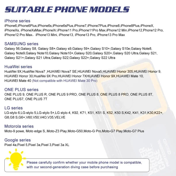 Waterproof Protective Case for Phones Up to 6.9 Inch Q876