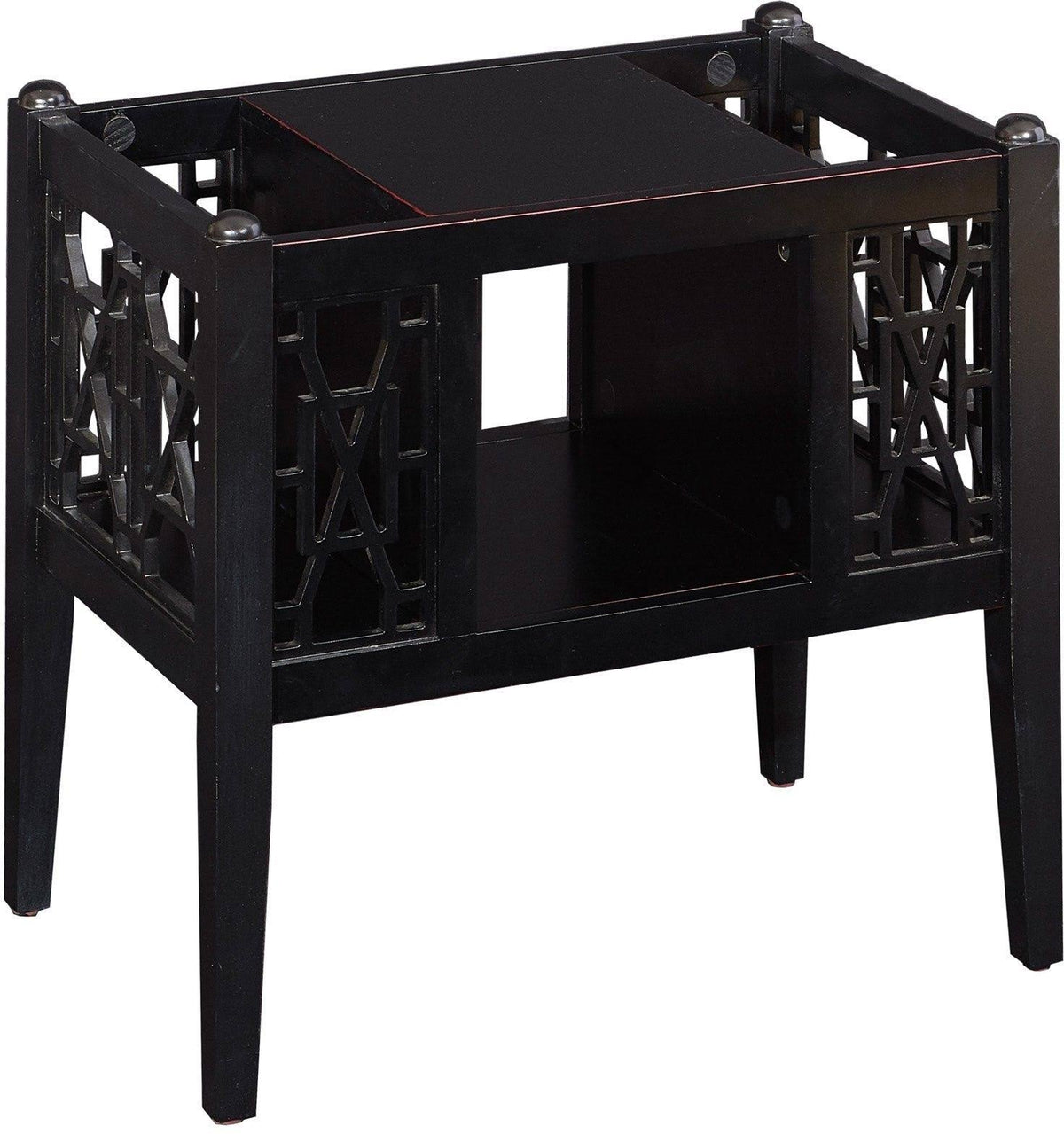 Black Magazine Table Y9839