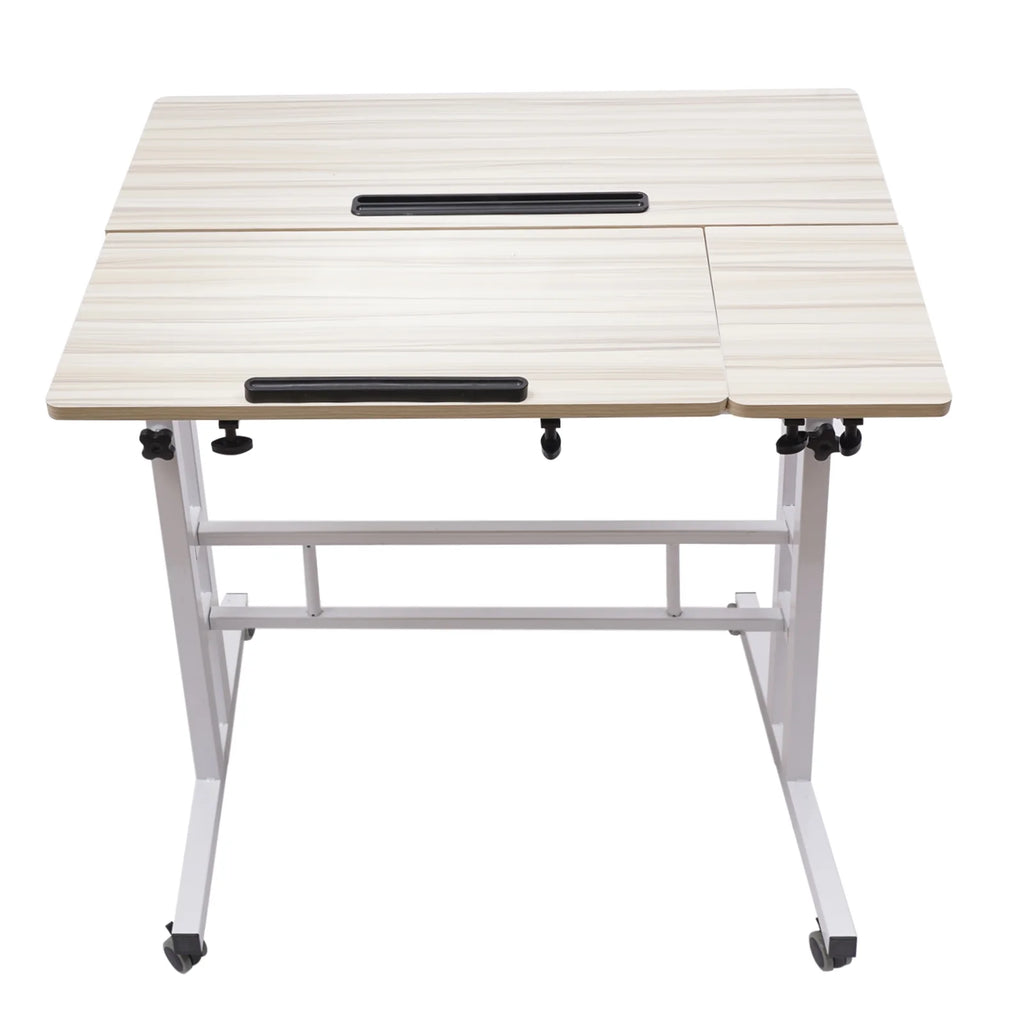 Adjustable Mobile Stand Up Desk with Footrest P125