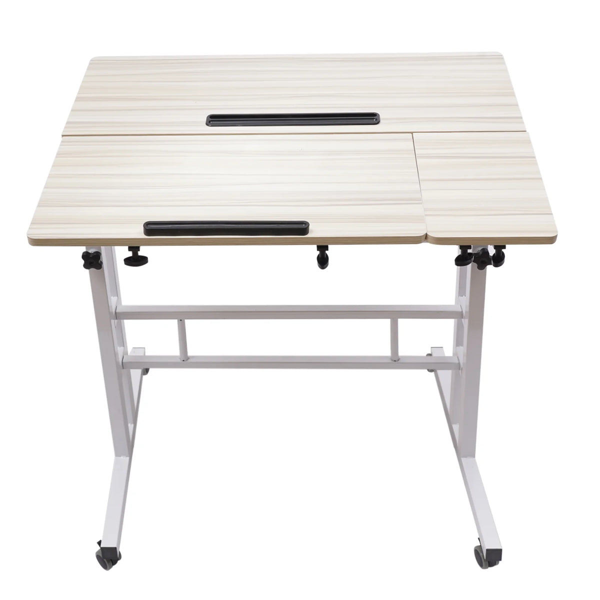 Adjustable Mobile Stand Up Desk with Footrest P125