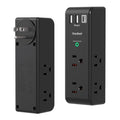 Surge Protector Outlet Extender with Rotating Plug, 6 AC Outlets and 3 USB Ports E634251