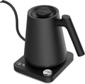 Charcoal Black Electric Gooseneck Coffee Kettle Q49692