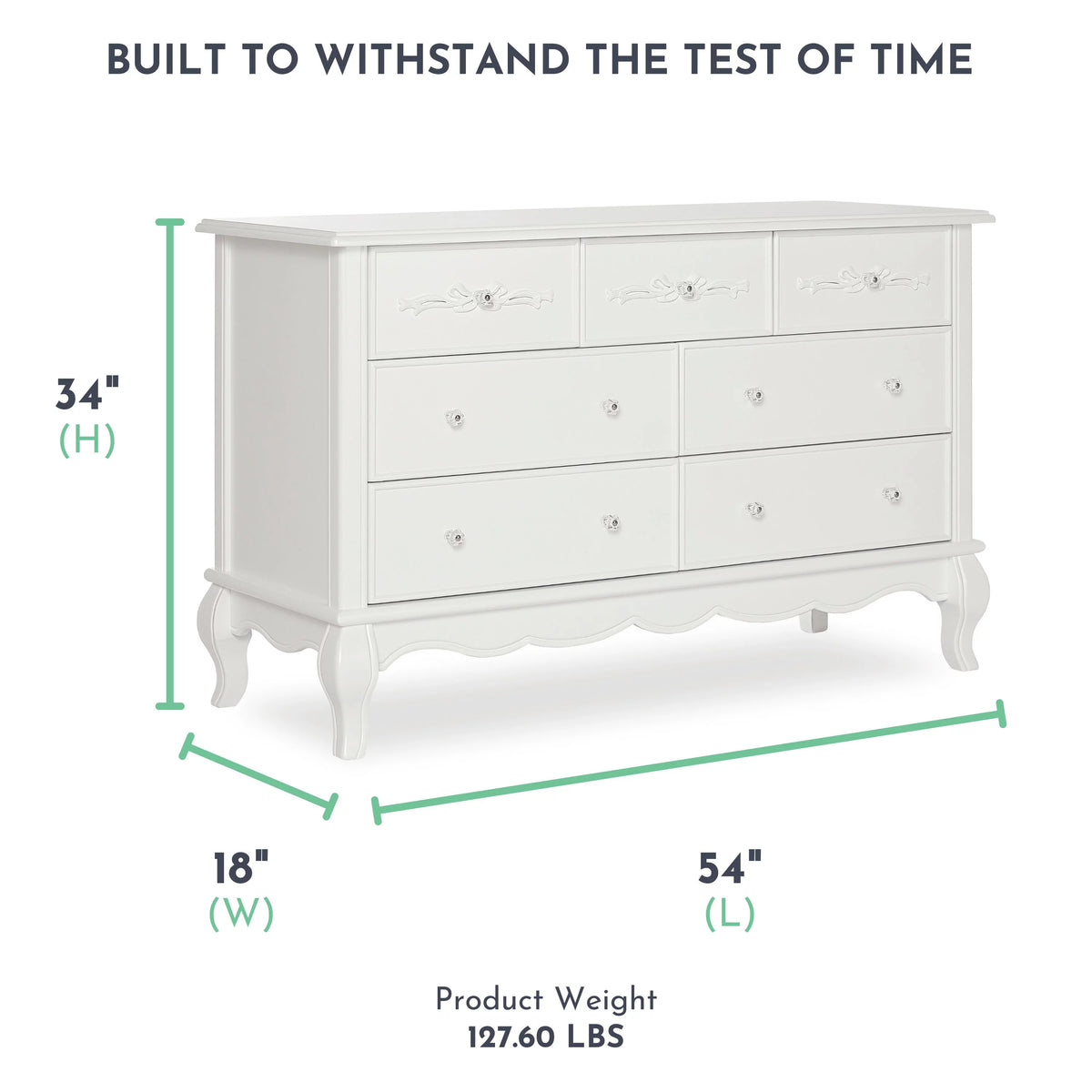 7 Drawer Double Dresser C854724