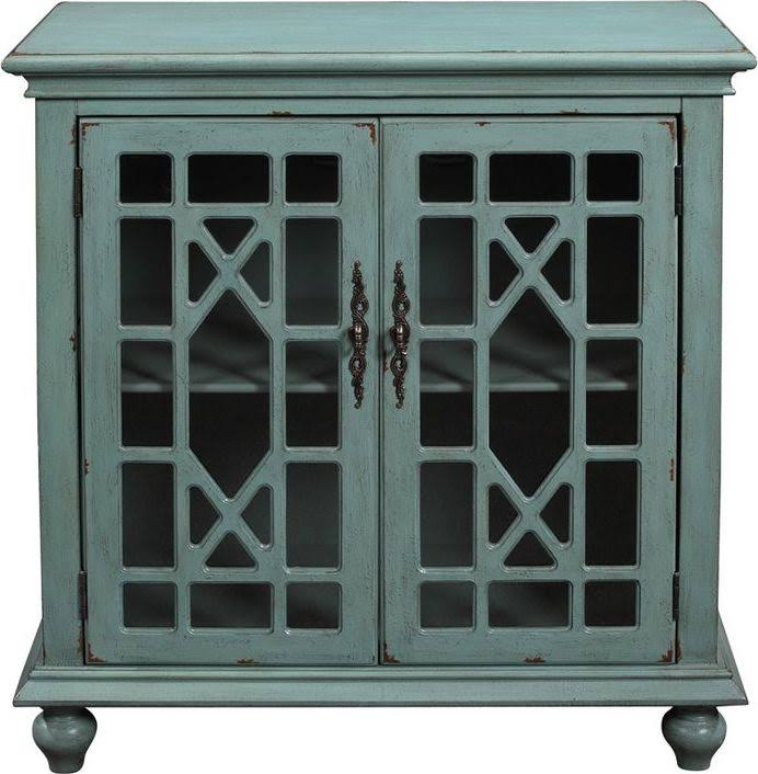 Blue Two Door Cabinet C72630