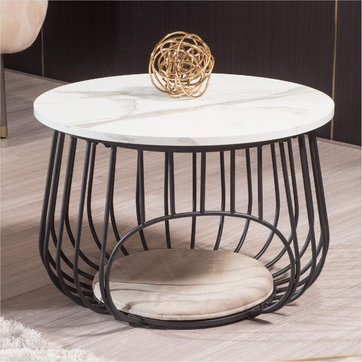 Round Coffee Table with Storage R1375