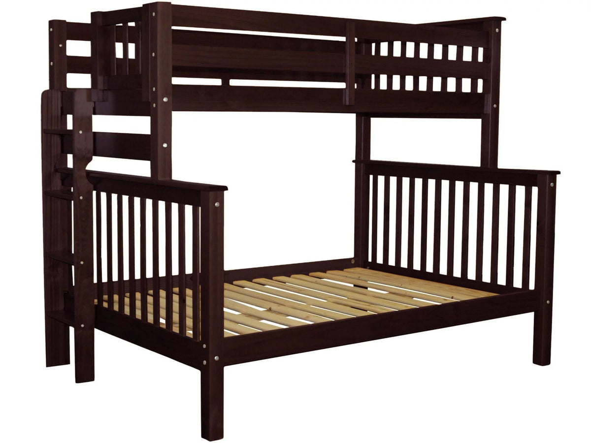 Twin over Full Bunk Beds with End Ladder L5374
