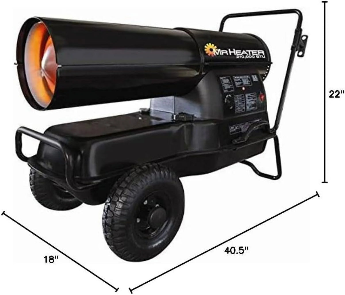 210,000 BTU Forced Air Kerosene Heater L9615