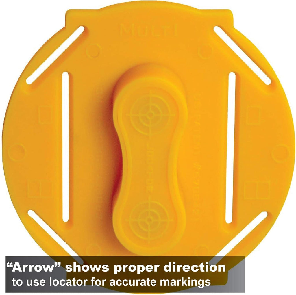 Multi Mark Drywall Cutout Locator Tool with Magnetic Targets and Locator Kit R541785
