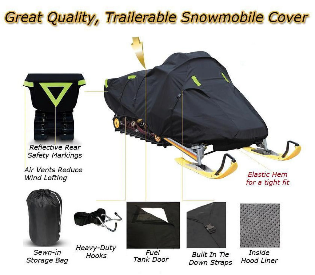 Trailerable 600 Denier Snowmobile Cover N938