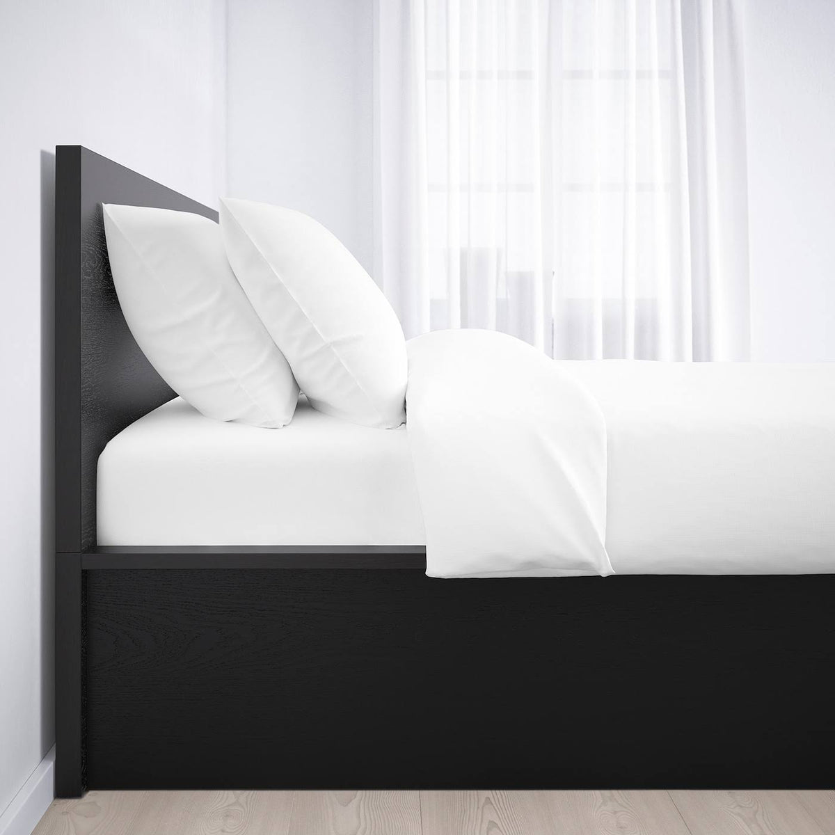 Queen Black-Brown Storage Bed S134543
