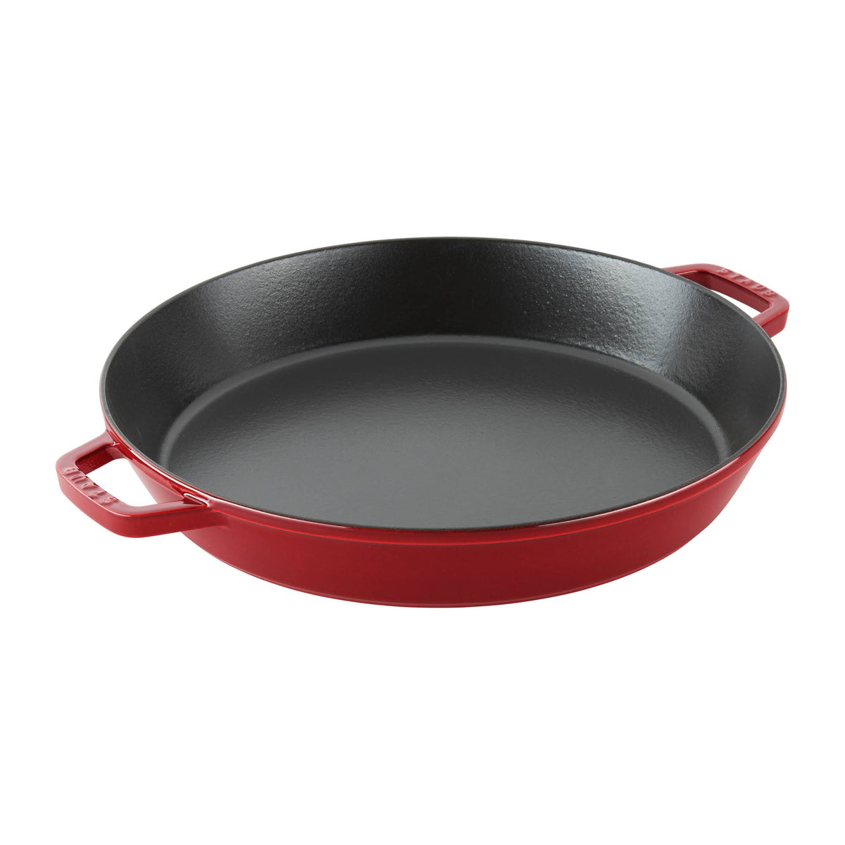 Cherry Cast Iron Double Handle Fry Pan / Paella Pan P773