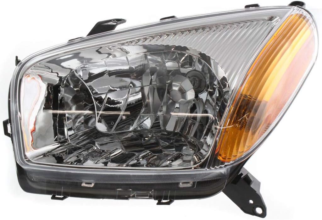 Chrome Headlight Assembly Pair for Toyota RAV4 2001 2002 2003 C8318