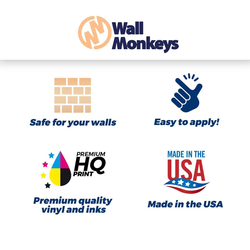 Wallmonkeys Vinyl Peel and Stick Wall Mural Decal (36 in W x 24 in H) A85689