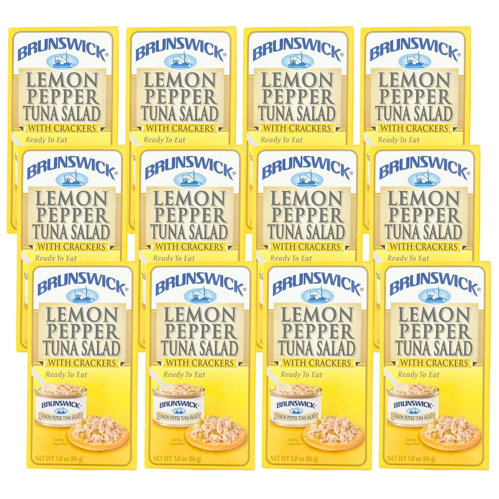Lemon Pepper Tuna Salad with Crackers 3.0 oz 12 Pack I61590