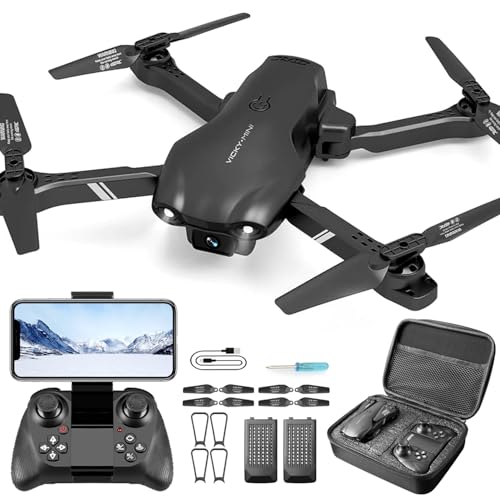 Black 1080P HD FPV Camera Drone with 2 Batteries K273246