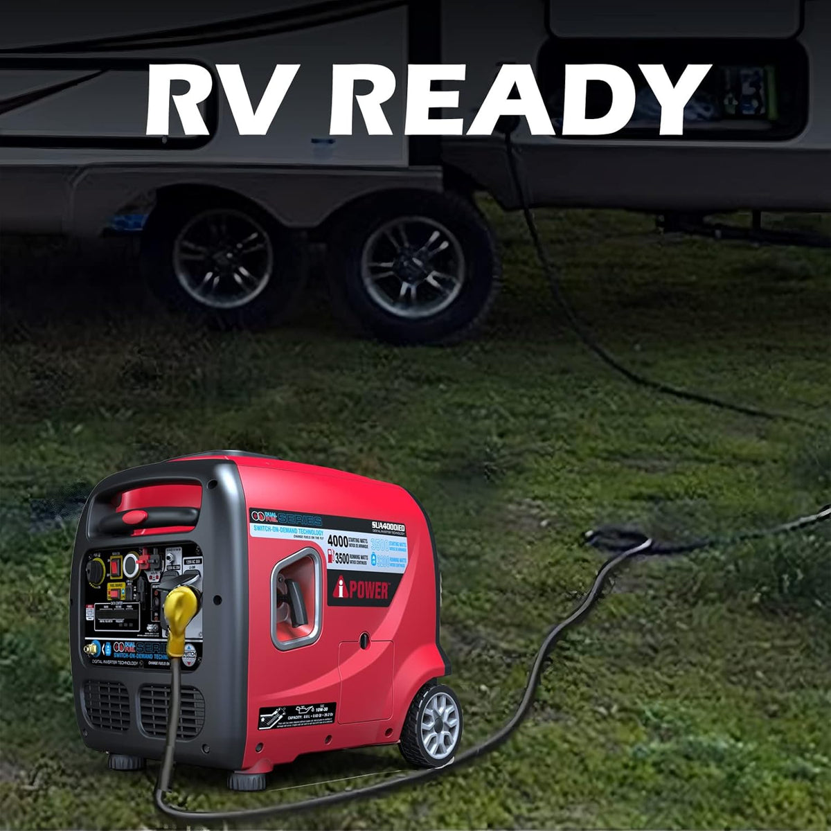 4000 Watt Portable Inverter Generator Gas & Propane Powered X2450