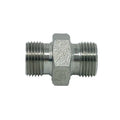 Adaptall Straight Adapter, Male 2.5x22 BSPP x Male 2.5 BSPP, Carbon Steel V240
