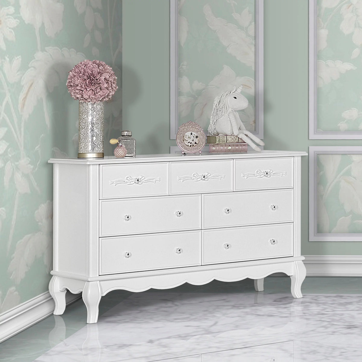 7 Drawer Double Dresser C854724