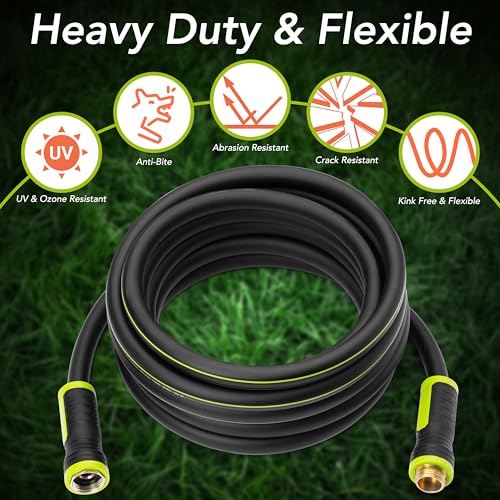 Heavy Duty 3ft x 5/8" Garden Hose with Spray Nozzle F378