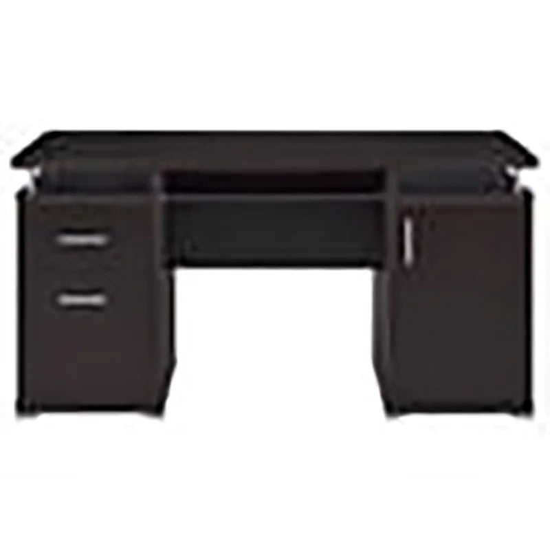 2-Drawer Contemporary Wood Computer Desk P841