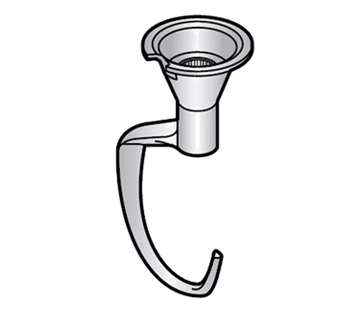 40 Quart Dough Hook For Hobart Mixers W30124