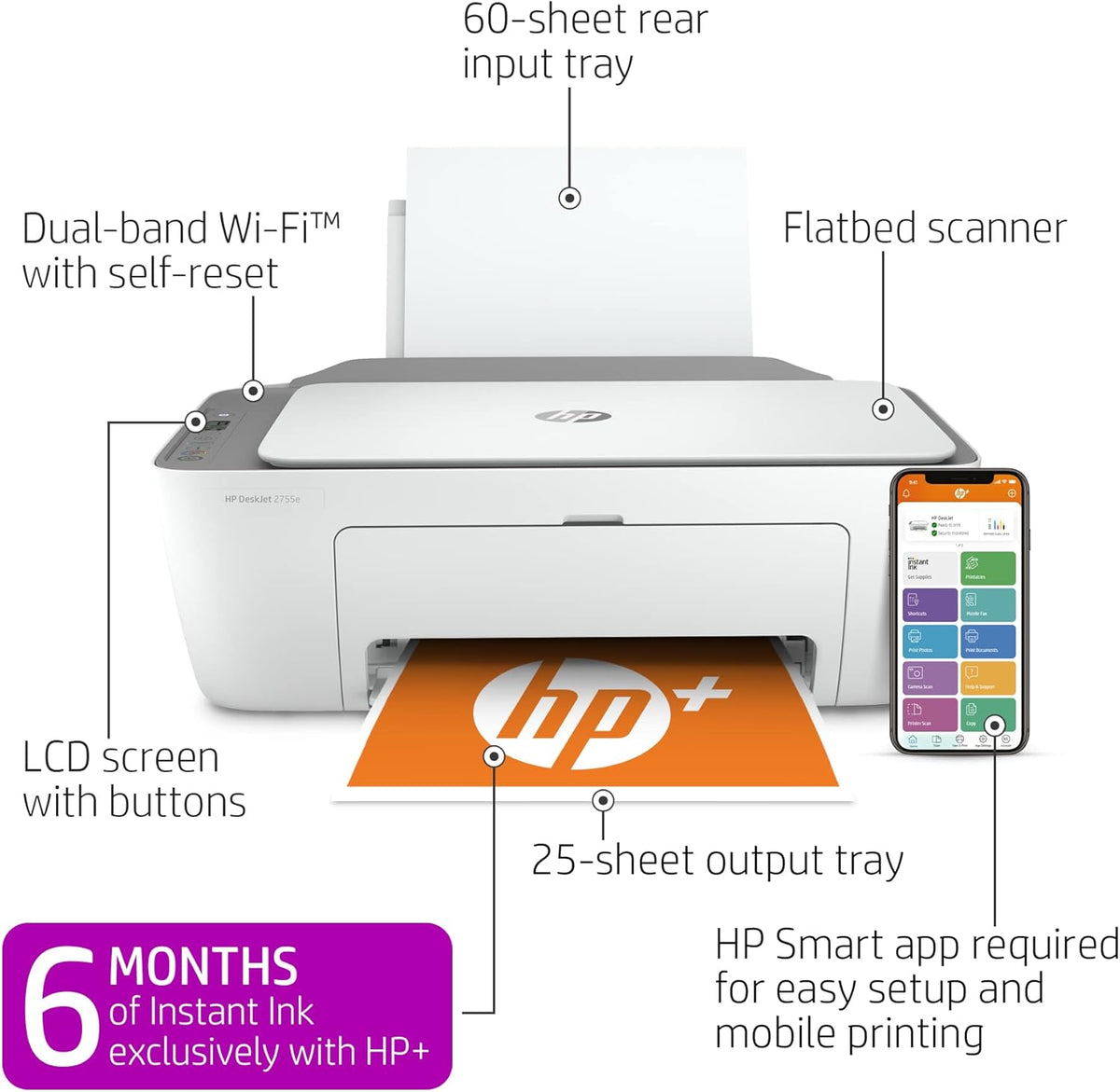 Wireless Color All-in-One Printer Pack of 2 O49718