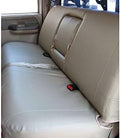 Gray Velour Rear Bench Seat Covers I5846
