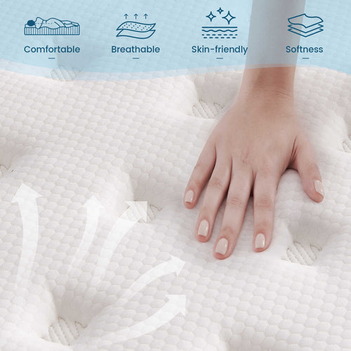10 Inch Memory Foam Hybrid Twin Mattress B853