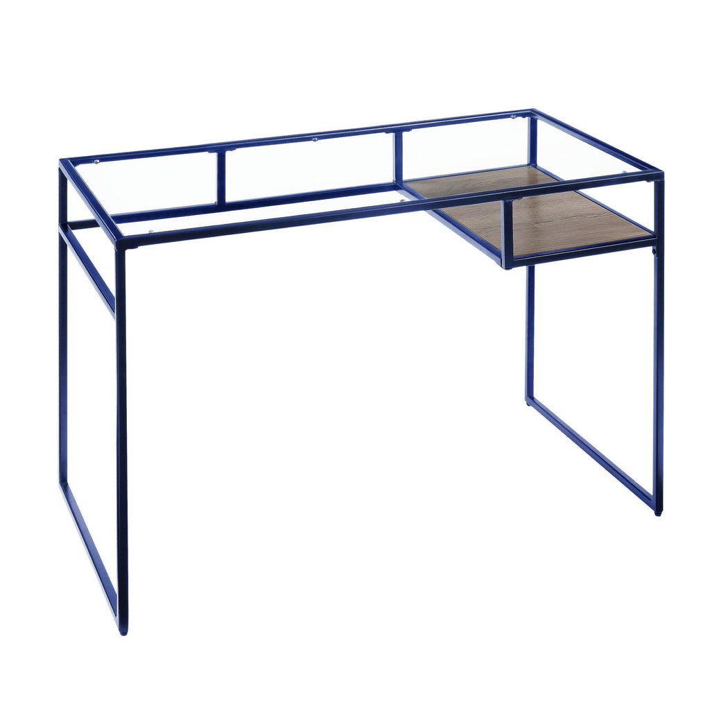 Blue Glass Desk R9885