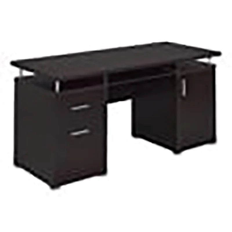 2-Drawer Contemporary Wood Computer Desk P841